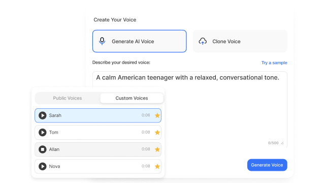 Custom AI Voice